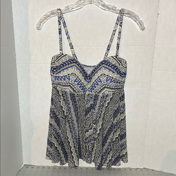 Profile By Gottex Other - Profile By Gottex Blue and White Bustier Camisole swim top